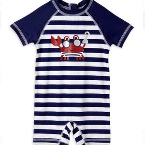 NWt 18m crab lobster rash guard swim suit nautical